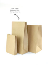 622. Bolsa mediana ECO en papel KRAFT - 120 gr
